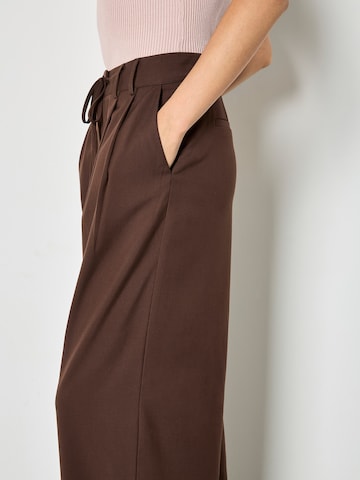 Wide Leg Pantalon ' ' Apricot en marron