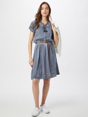 Eight2Nine Shirt Dress in Blue