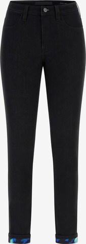 GUESS Skinny Jeans in Black: front