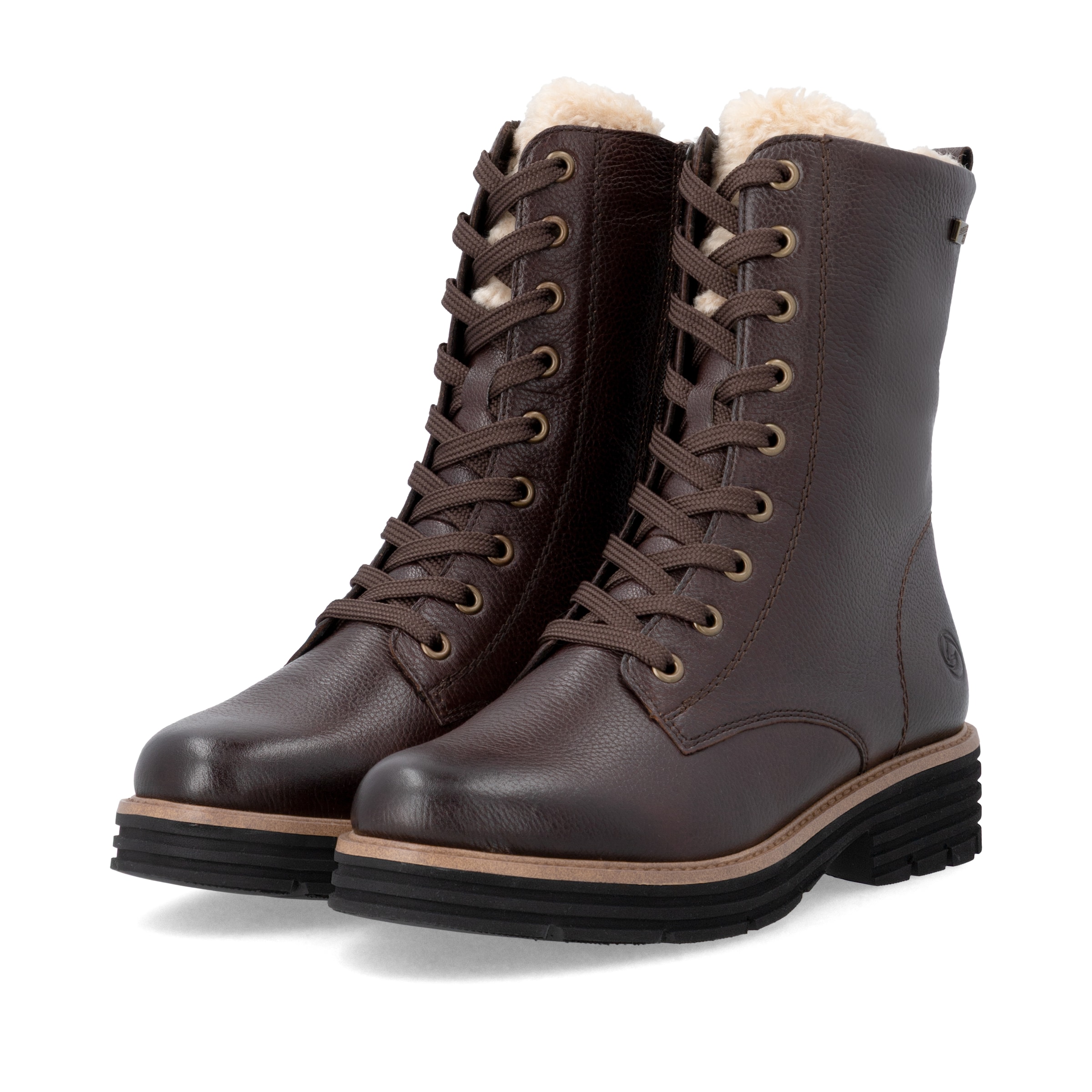 Bottes à lacets ' D3A73 ' REMONTE en marron