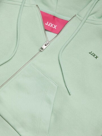 JJXX Zip-Up Hoodie 'Abbie' in Green