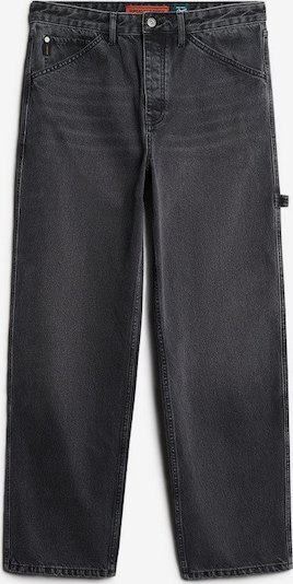 Superdry Jeans cargo en rouge sang / noir, Vue avec produit