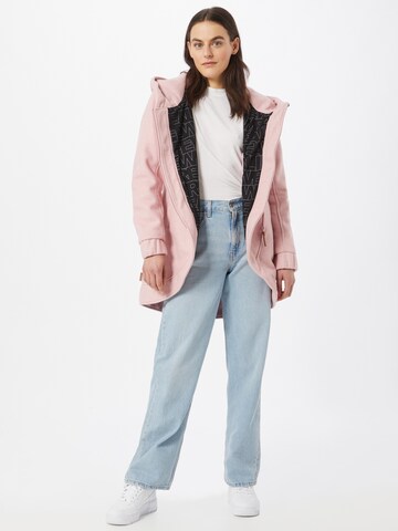 Alife and Kickin Between-Seasons Coat 'Carlotta' in Pink