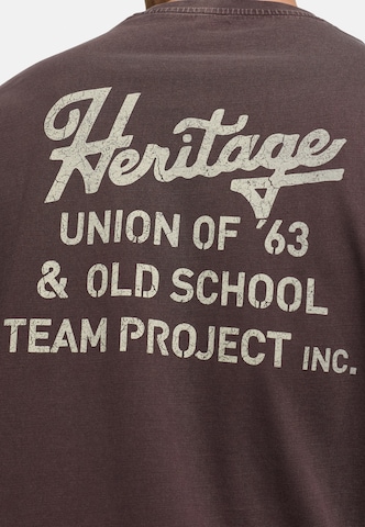 INDICODE JEANS Shirt 'INHeritage' in Brown