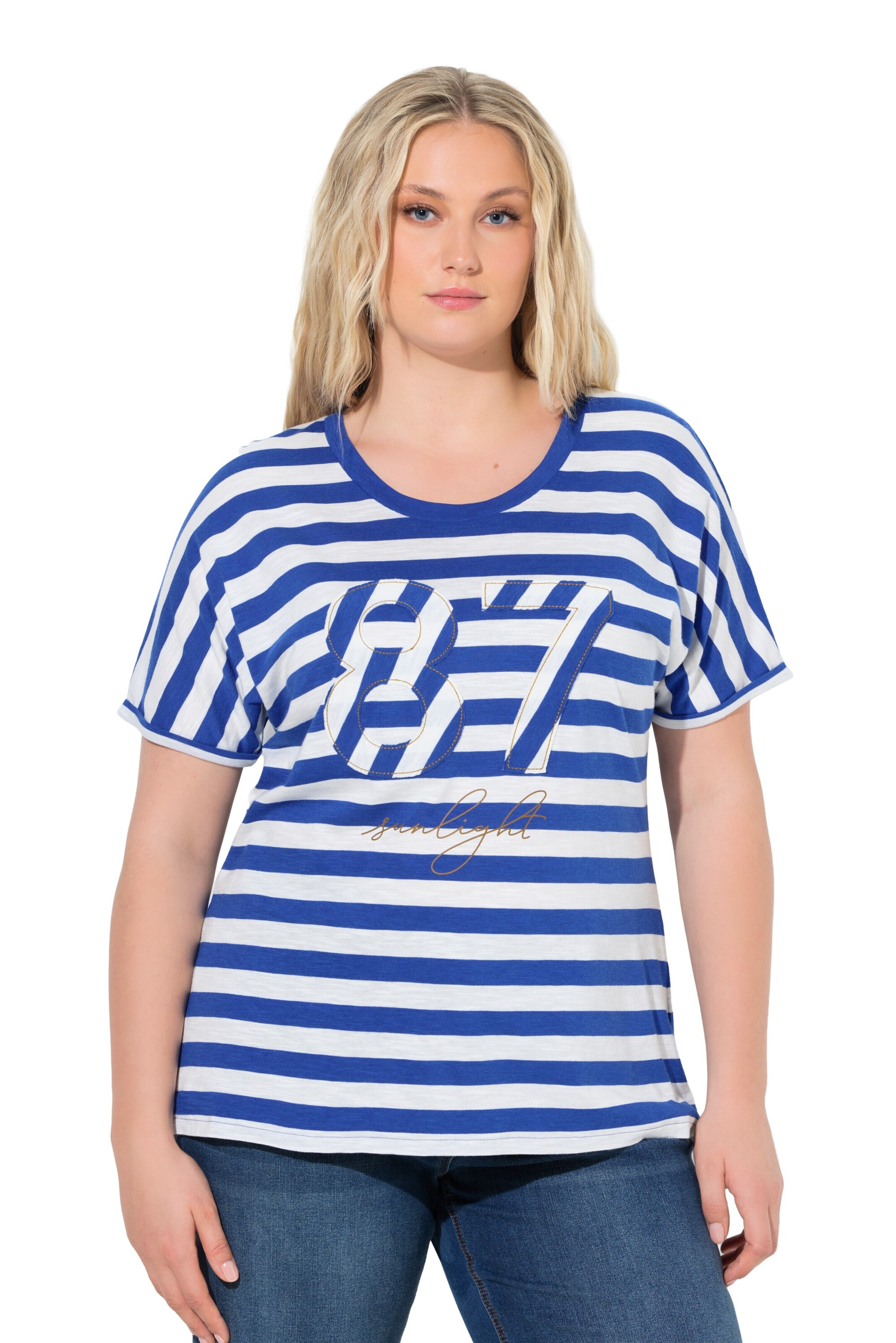 Ulla Popken Shirt in Blau: Vorderseite