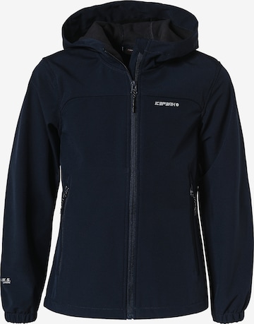 ICEPEAK - Casaco outdoor 'KOBRYN' em azul: frente