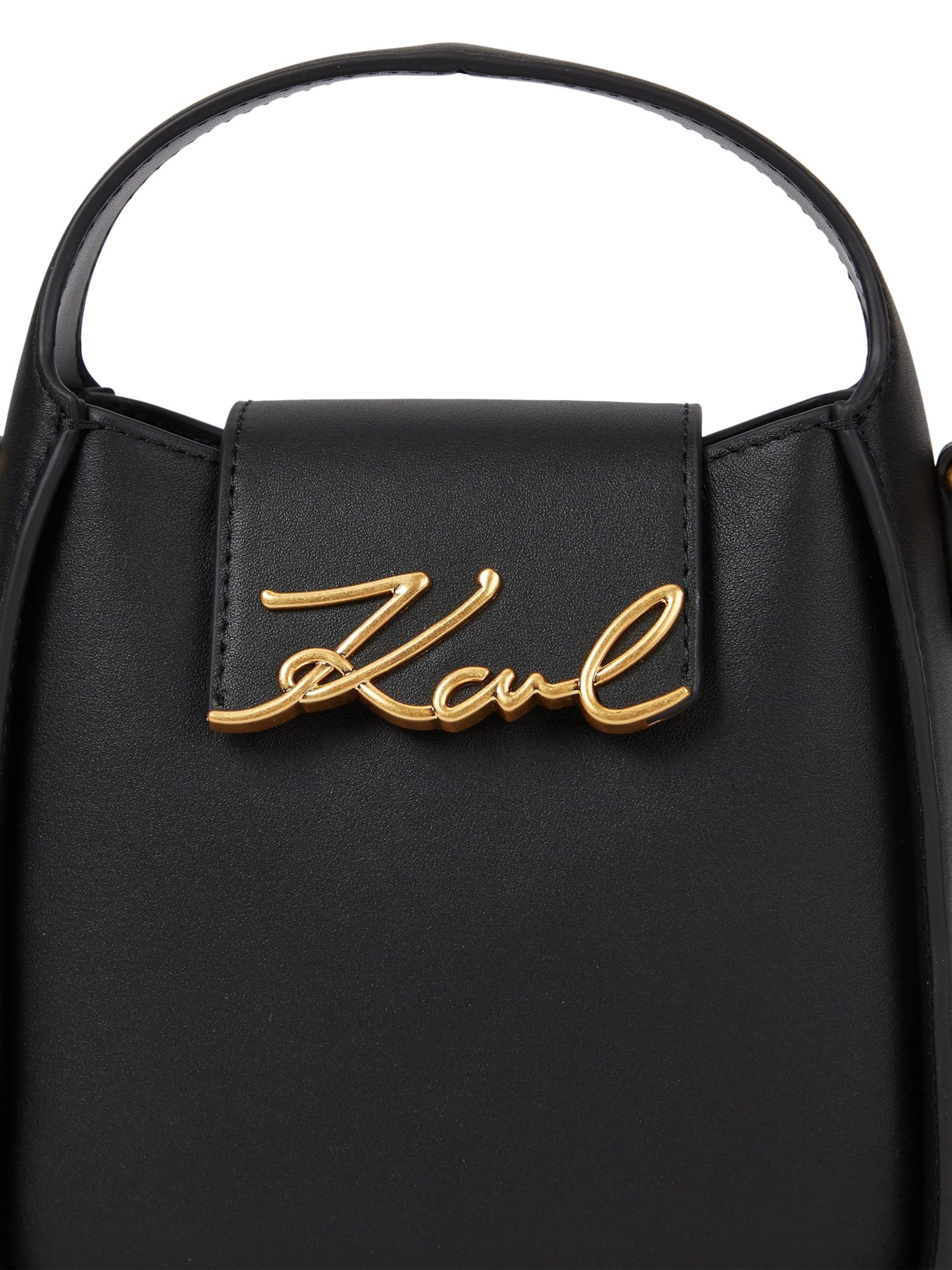 juoda Karl Lagerfeld Rankinė su ilgu dirželiu