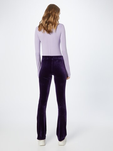 Tally Weijl Flared Trousers in Purple