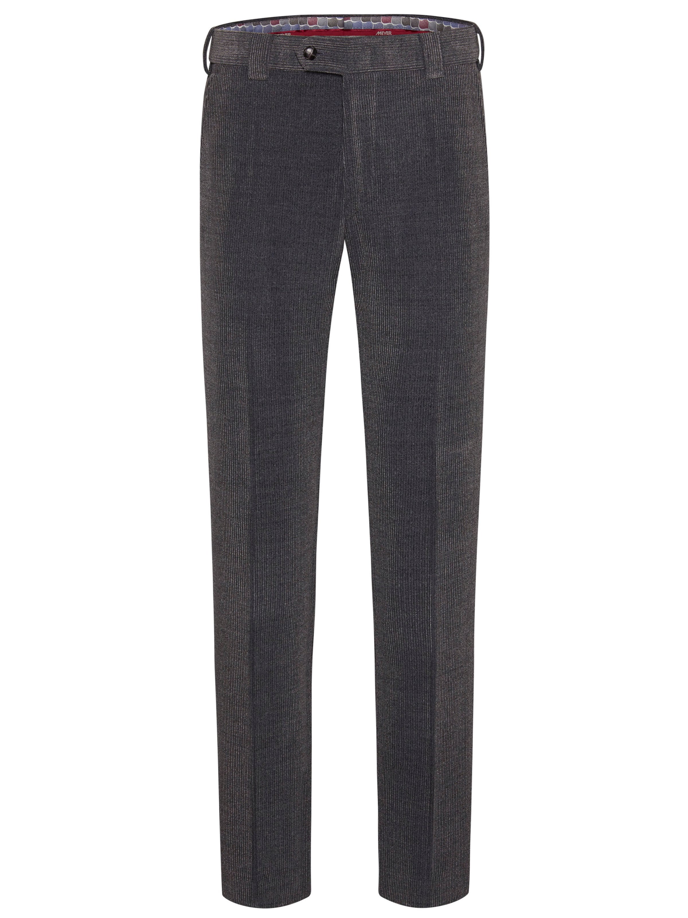 Regular Pantalon chino MEYER en gris : devant