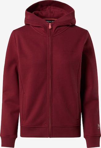 Veste de survêtement North Sails en rouge : devant