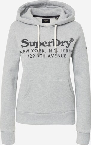 Superdry Sweatshirt 'Venue Interest' in Grau: predná strana