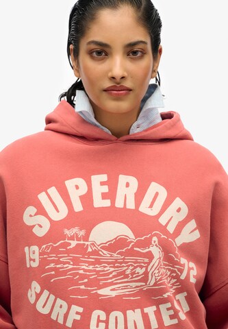 Superdry Sweatshirt 'Lo-Fi' in Rood