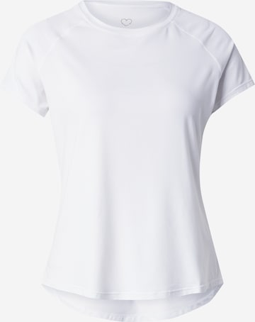 T-shirt fonctionnel 'Gaina' Athlecia en blanc : devant