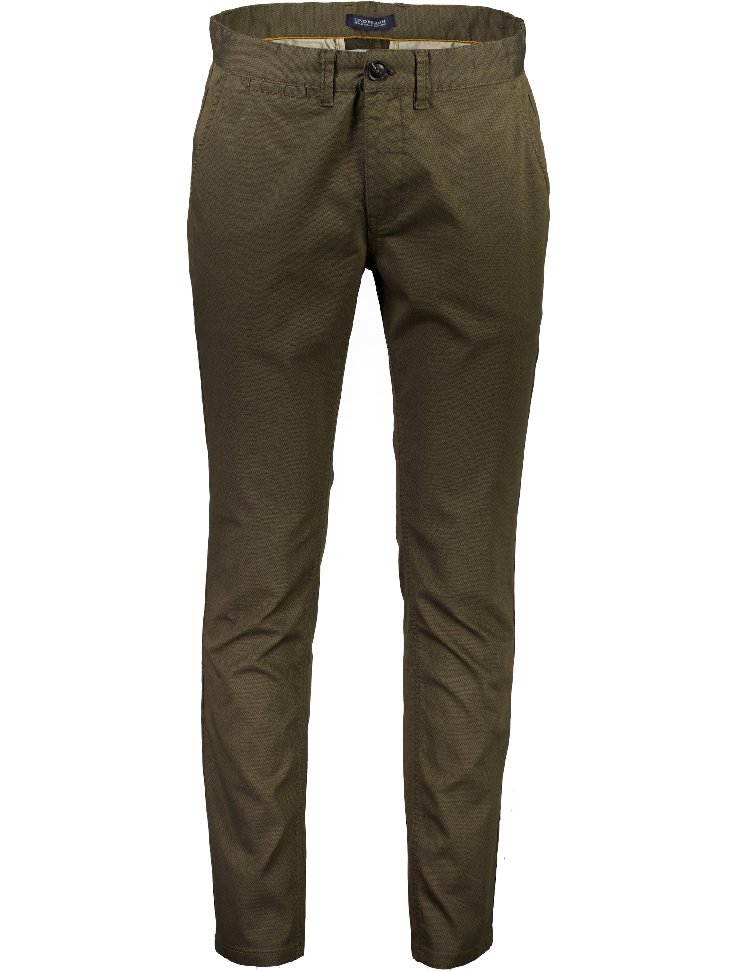 Lindbergh Chino Pants in Green: front