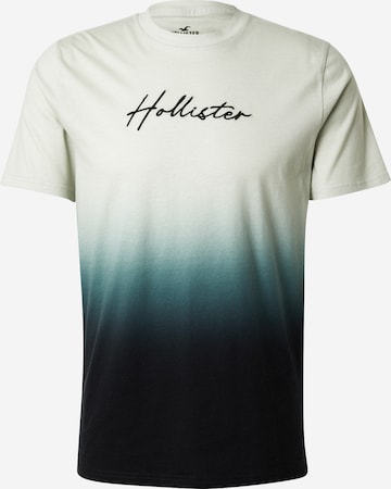 T-Shirt HOLLISTER en vert : devant