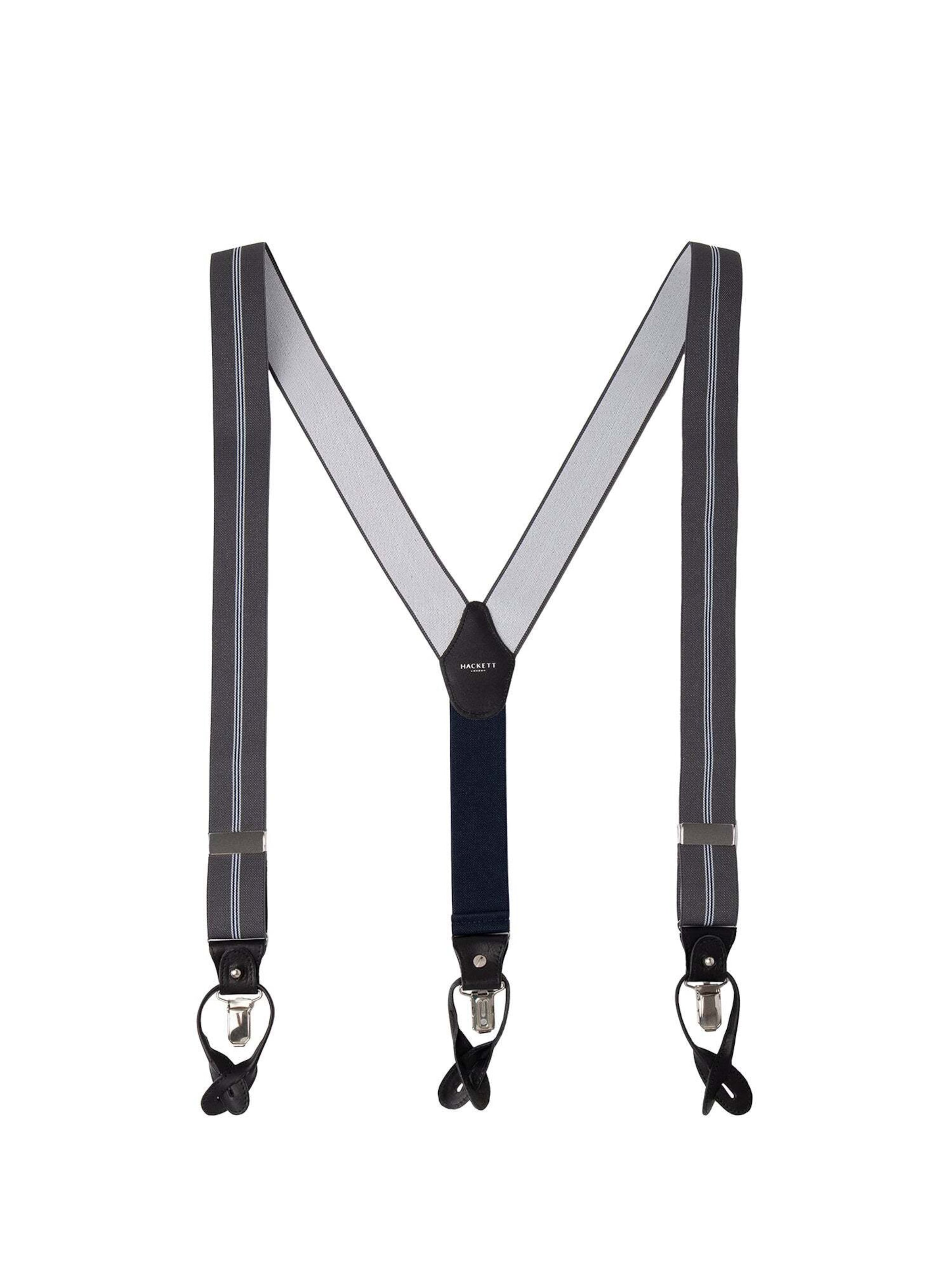 Hackett London Bretels in Grijs: voorkant