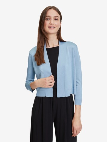 Vera Mont Gebreid vest in Blauw: voorkant