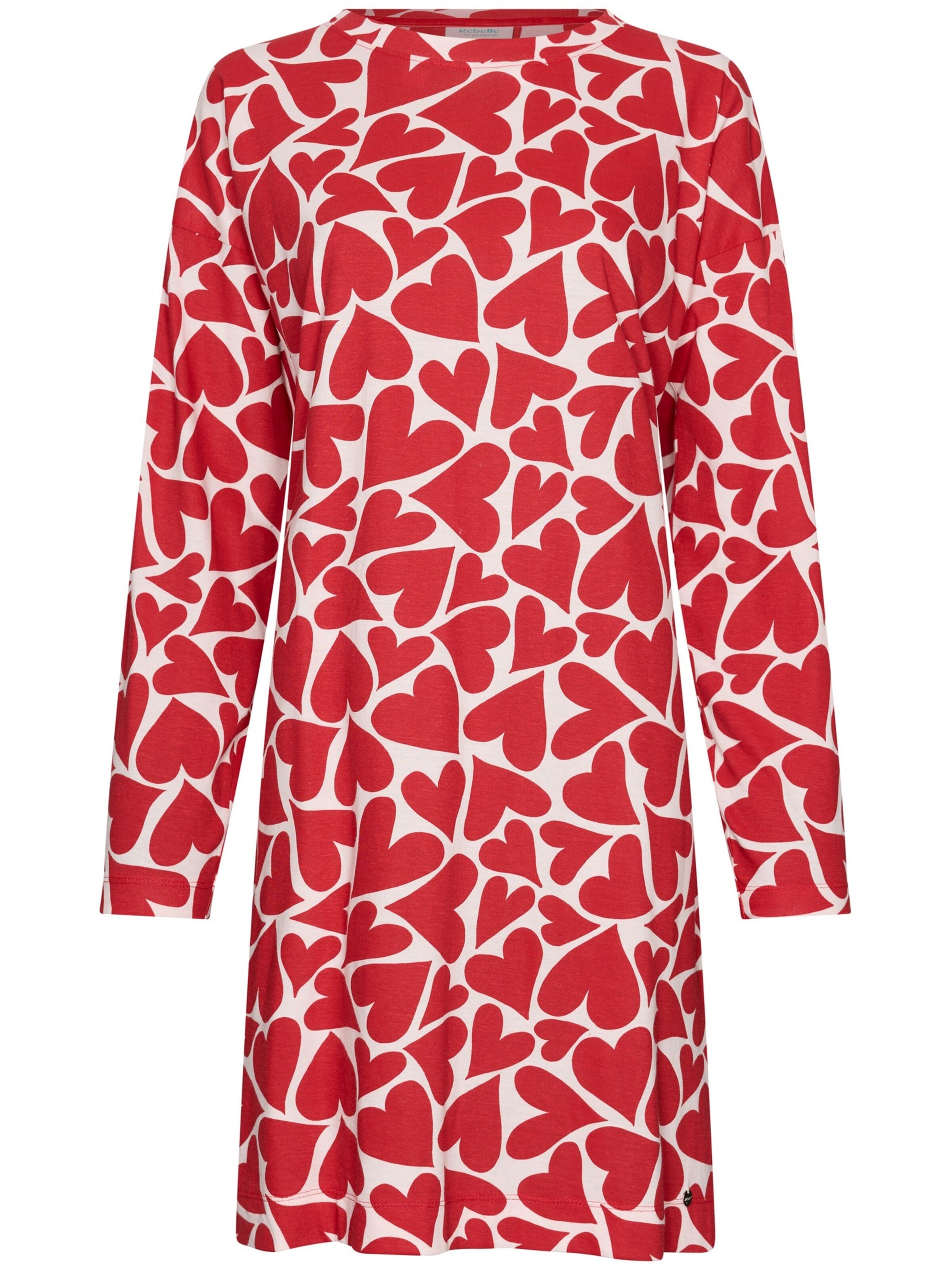 Rebelle Nightgown in Red: front