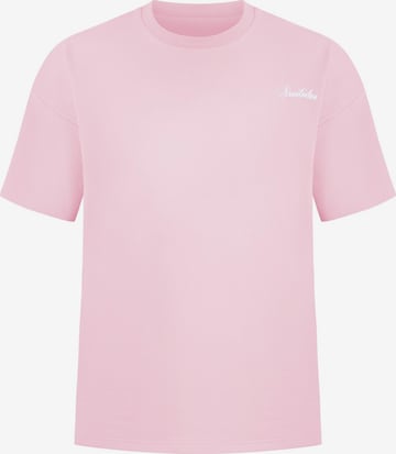 T-shirt Smilodox en rose : devant