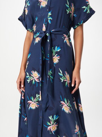 POM Amsterdam Blousejurk 'Lynn' in Blauw