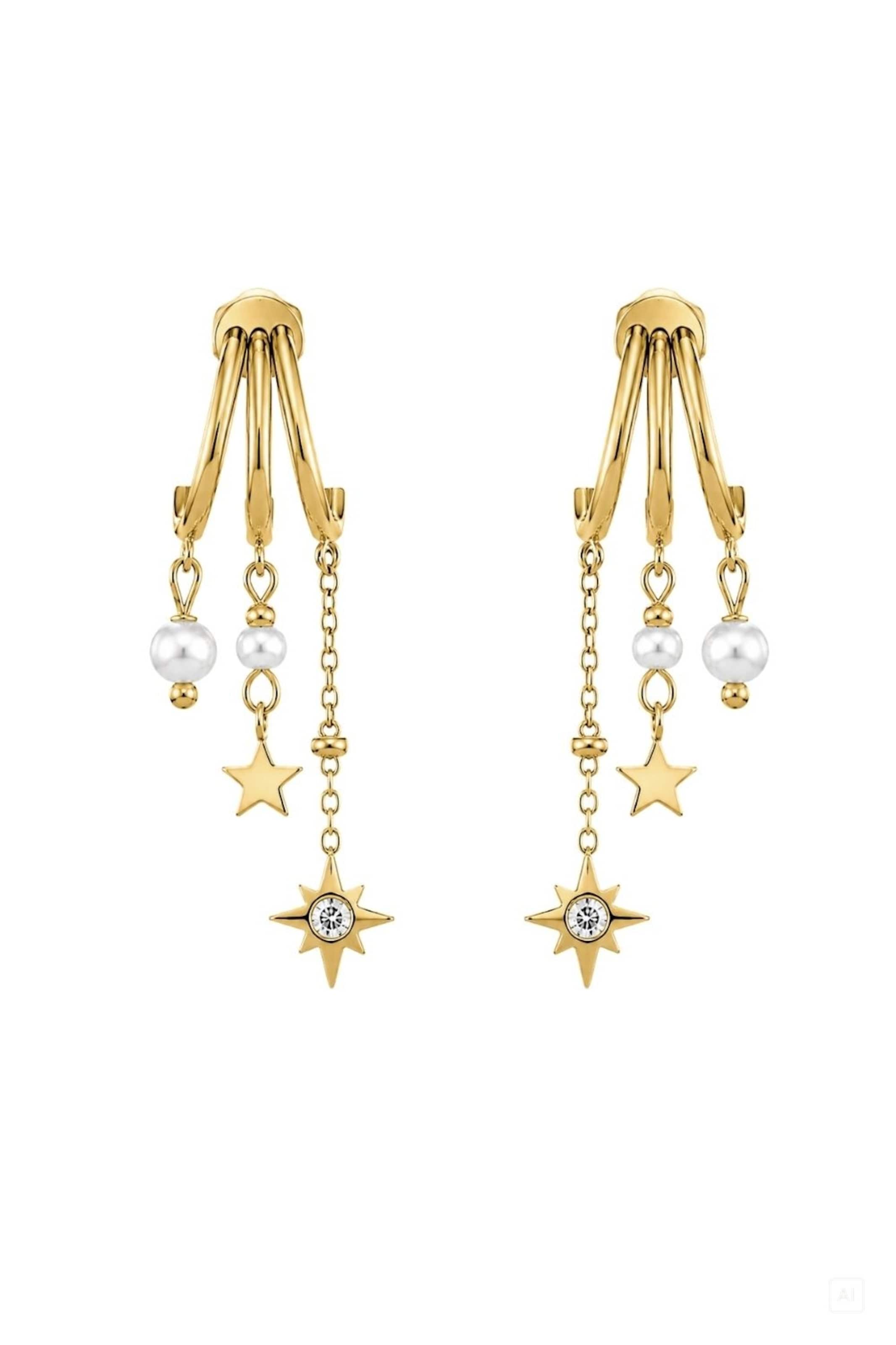 Heideman Ohrringe 'Candela' in Gold: Vorderseite