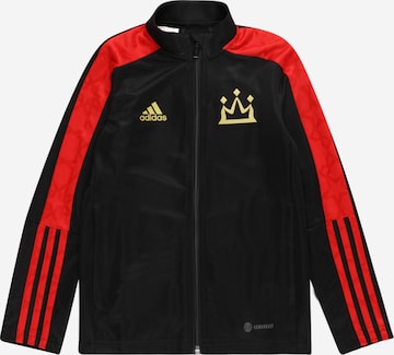 ADIDAS PERFORMANCE Sportjacke 'Salah' in Schwarz: predná strana