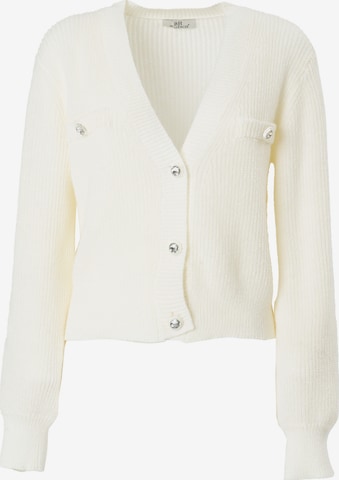 Influencer Knit cardigan in White: front