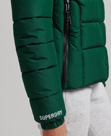 Superdry Zimska jakna | zelena barva
