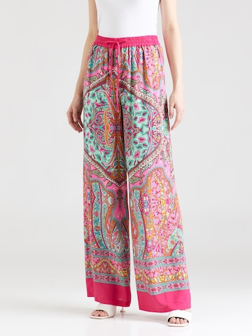 Wide Leg Pantalon Emily Van Den Bergh en rose : devant