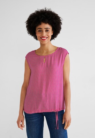 STREET ONE Shirt in Pink: front