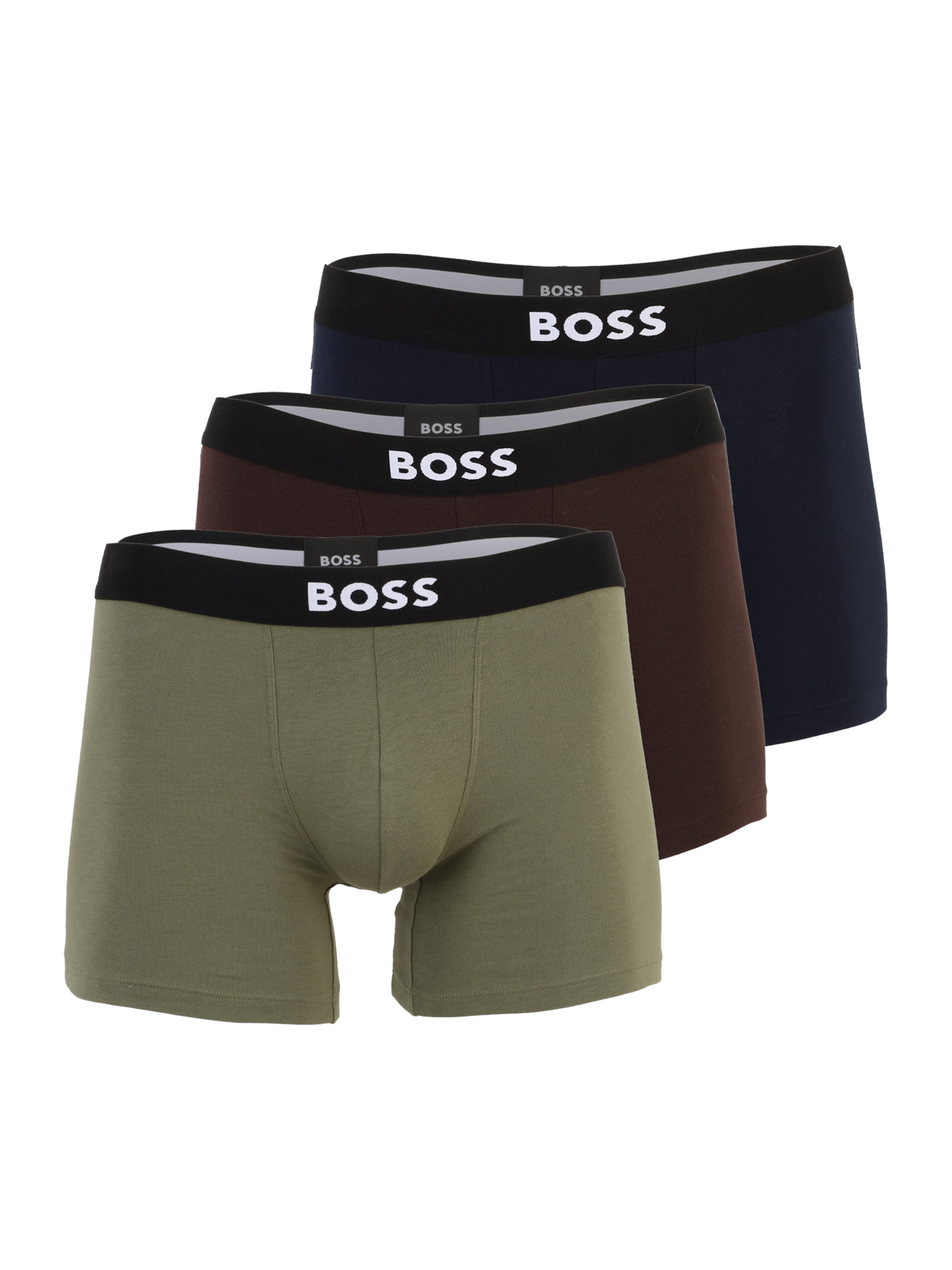 mėlyna BOSS Boxer trumpikės: priekis