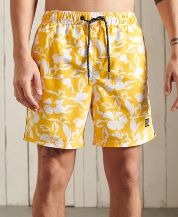 Superdry Board Shorts 'Campus' in Yellow