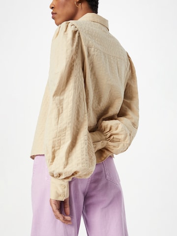 Monki Blus i beige