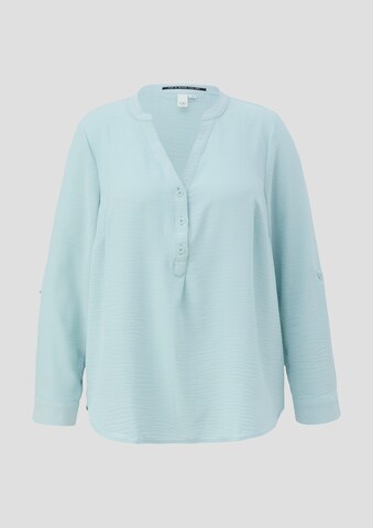 QS Bluse in Blau