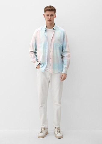 s.Oliver Regular fit Button Up Shirt in Pink