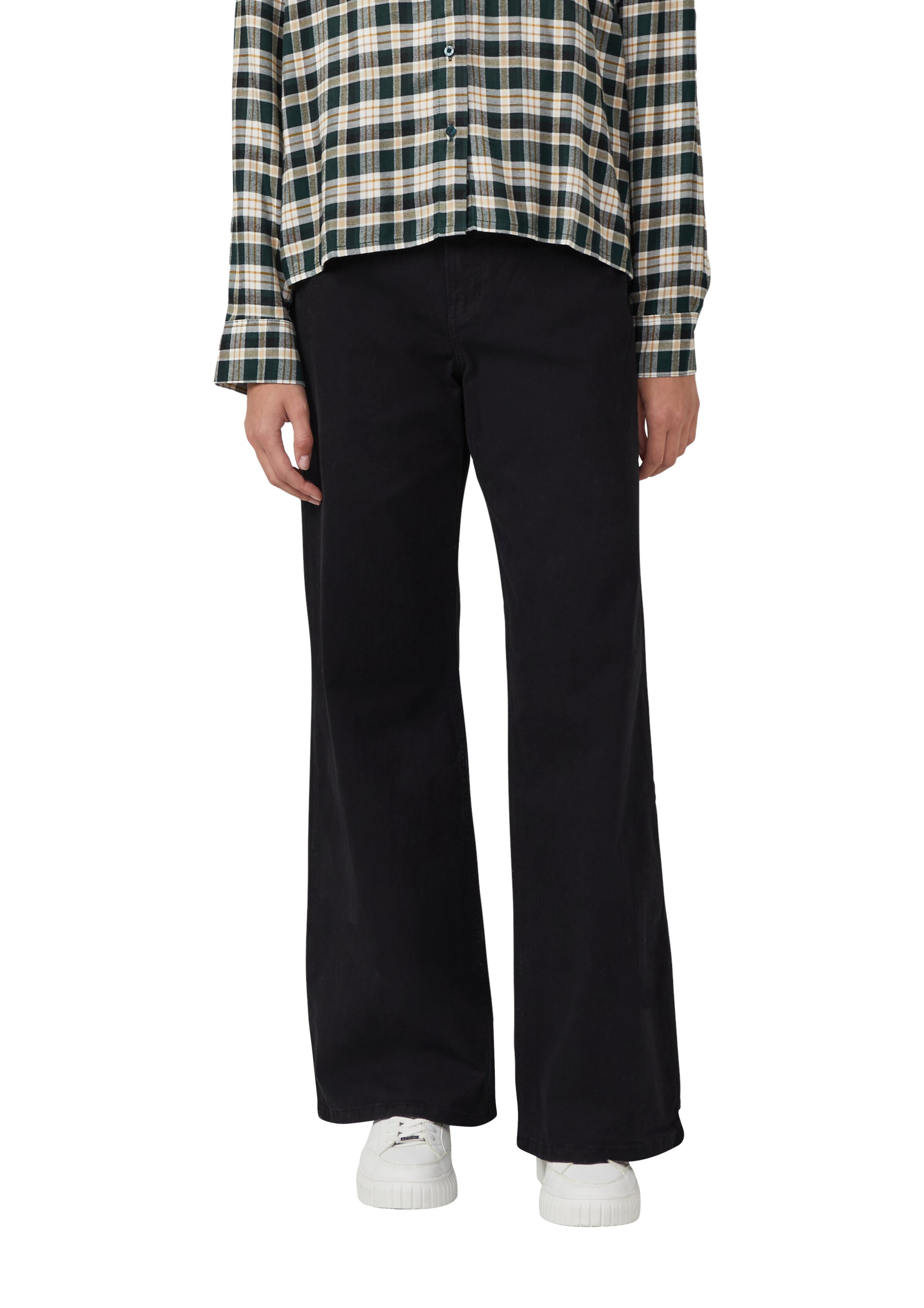 s.Oliver Wide leg Jeans 'Suri' in Zwart