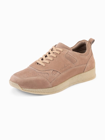 Ombre Platform trainers in Beige: front
