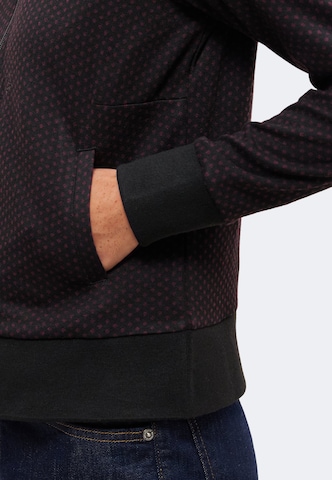 King Louie - Sudadera con cremallera 'Bessie' en negro