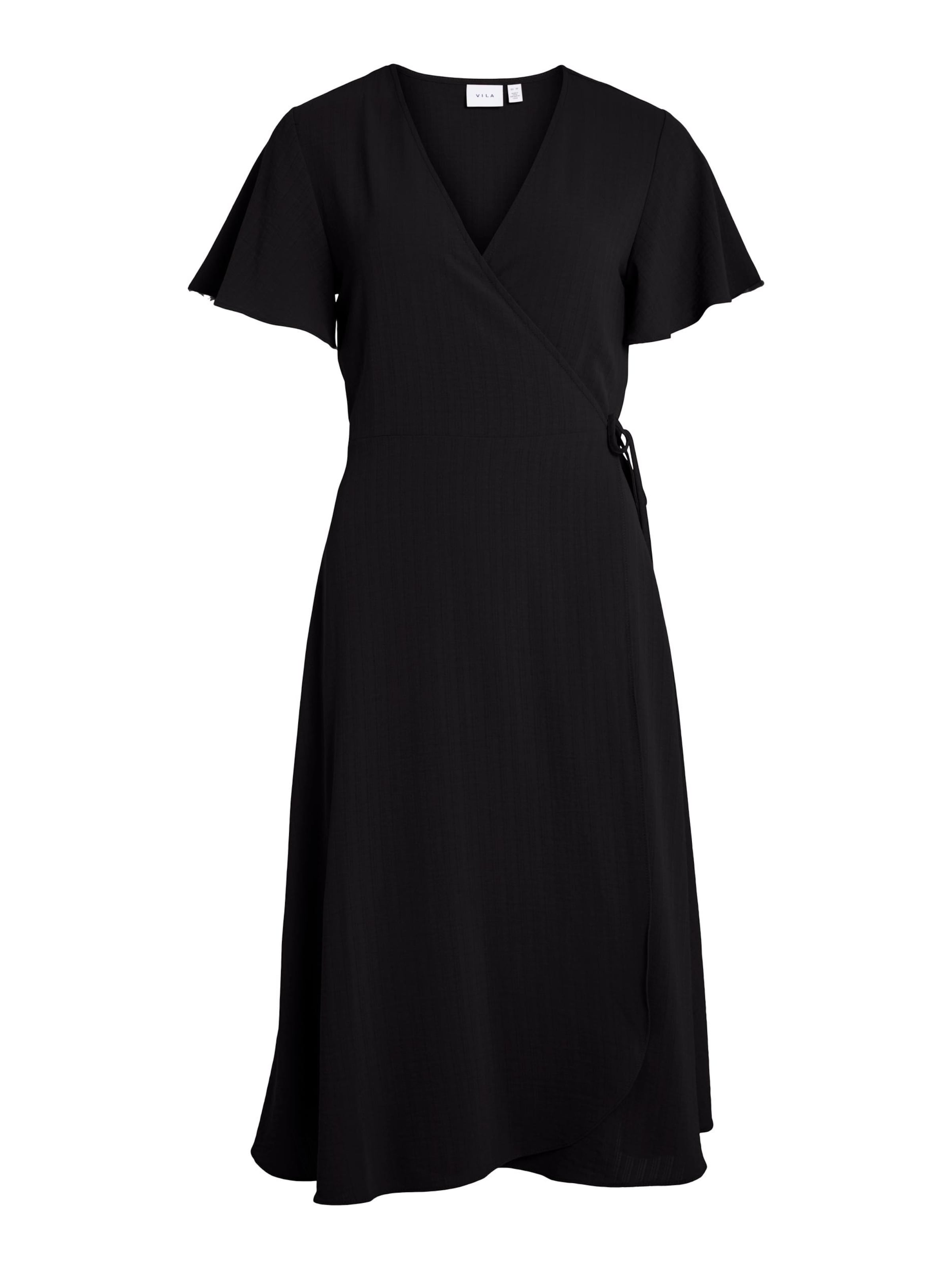 VILA Dress 'Lovie' in Black: front