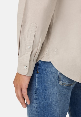 Coupe regular Chemise 'B Sustainable' Boggi Milano en beige
