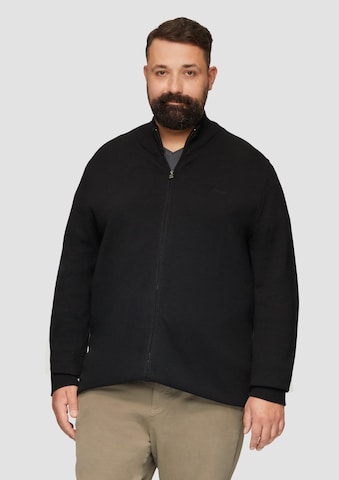 s.Oliver Übergangsjacke in Schwarz: Vorderseite