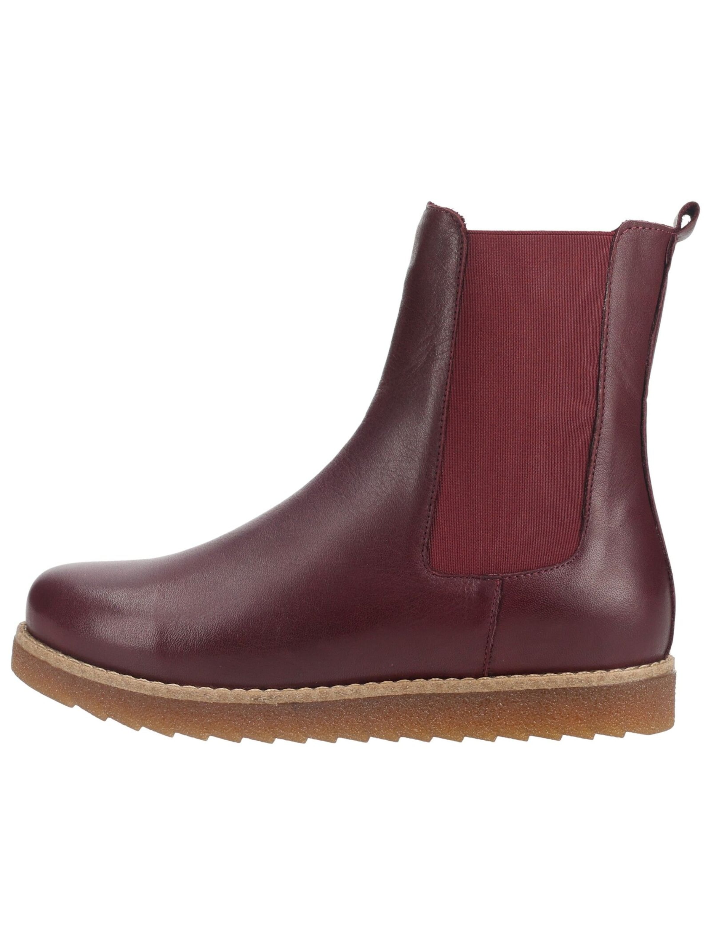 ANDREA CONTI Chelsea Boots in Red