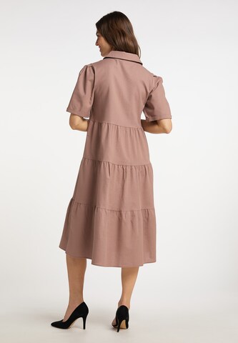 Usha Shirt Dress in Pink