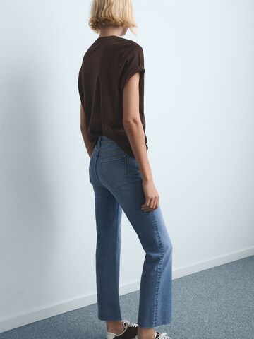 évasé Jean 'SIENNA' MANGO en bleu