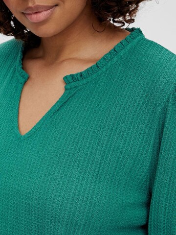 MAMALICIOUS Blouse 'MLFREIA CURVE' in Groen