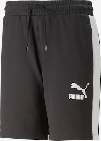 PUMA - regular Pantalón en negro: frente