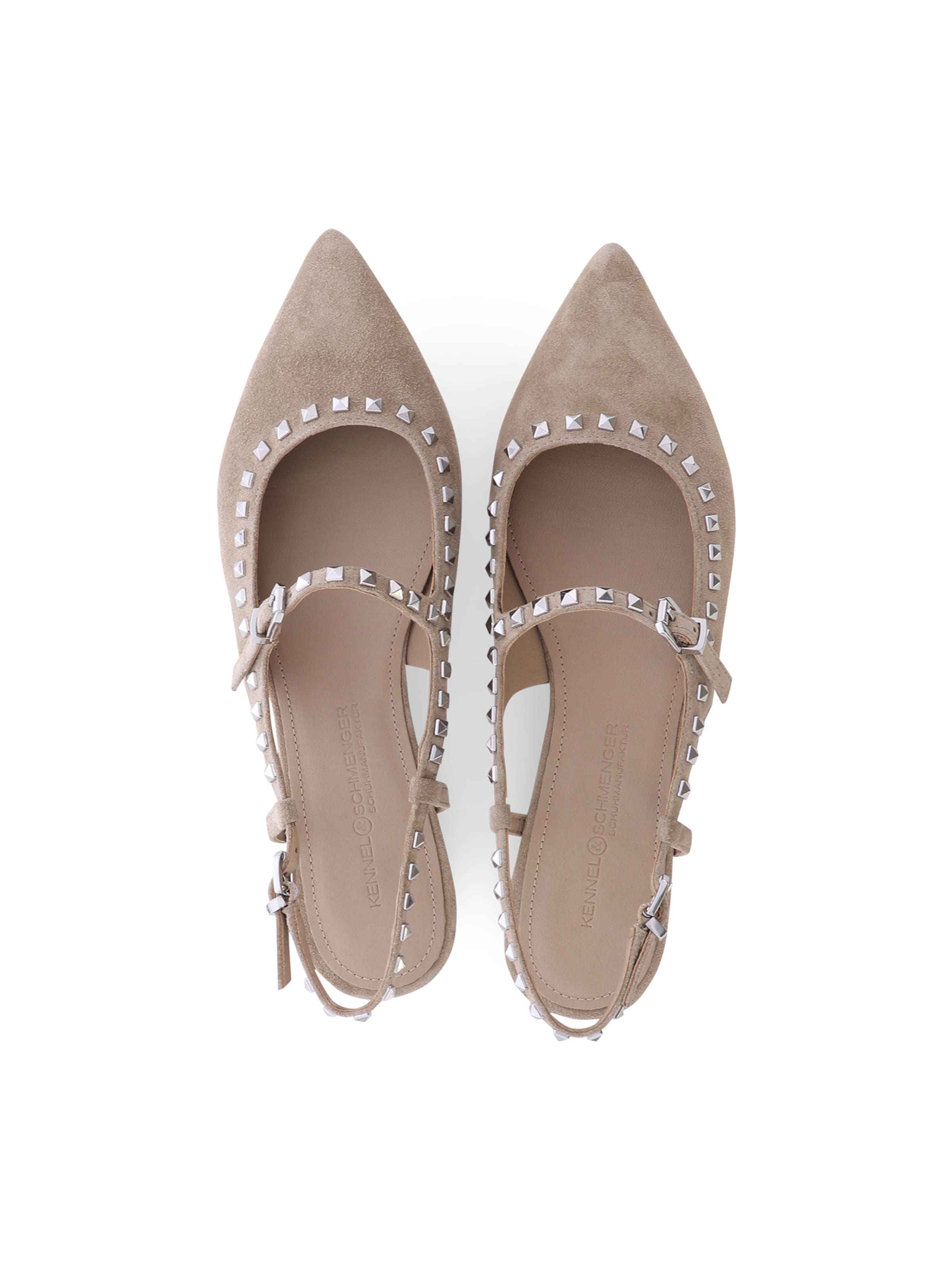 Ballerines à lanières 'Greta' Kennel & Schmenger en marron