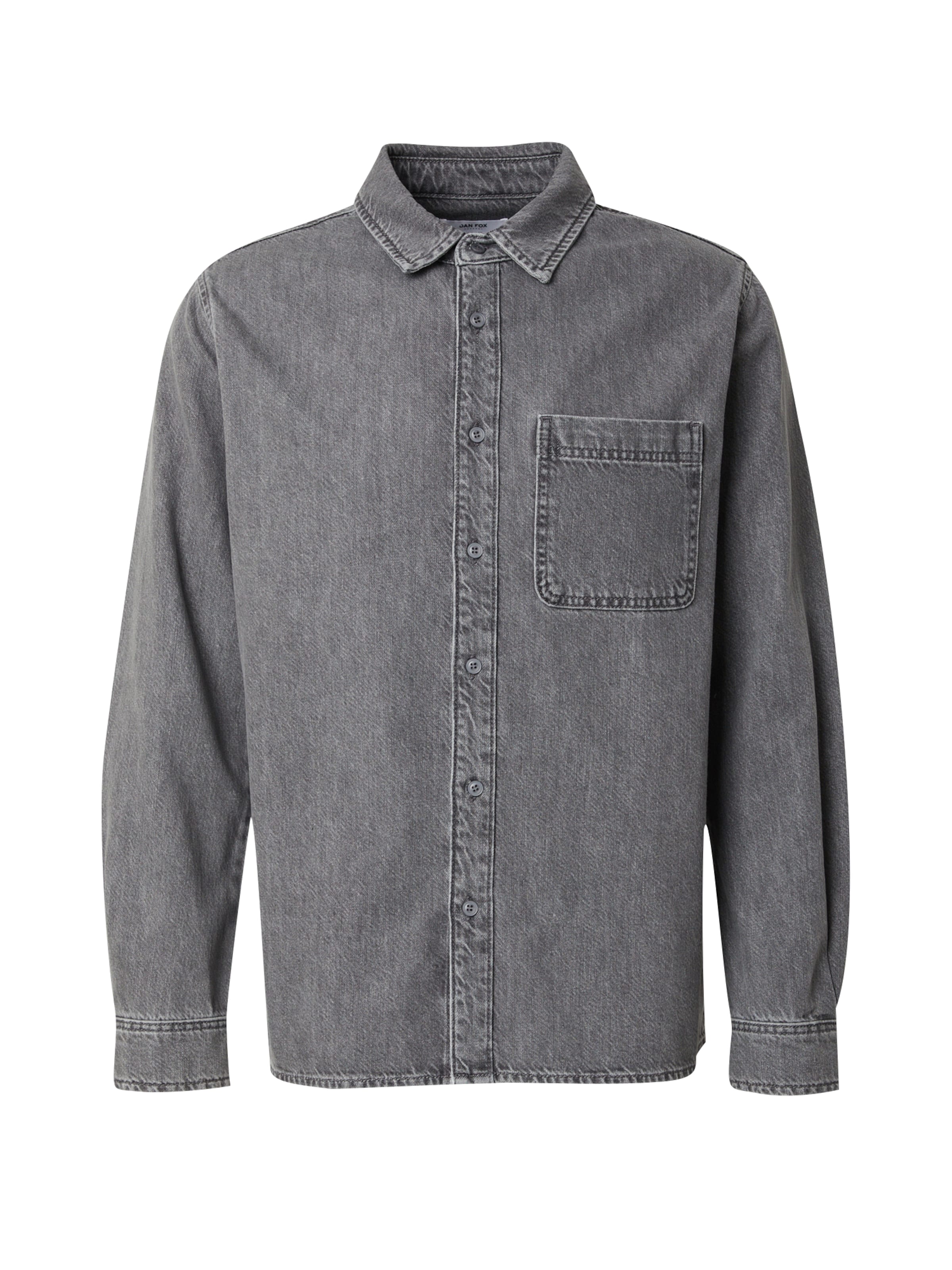 Regular fit Cămașă 'Mika' de la DAN FOX APPAREL pe gri: față