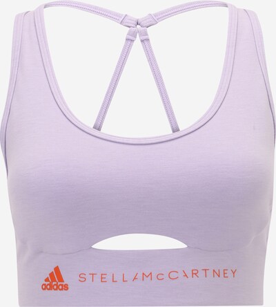 Reggiseno sportivo adidas by Stella McCartney di colore lilla chiaro / aragosta, Visualizzazione prodotti