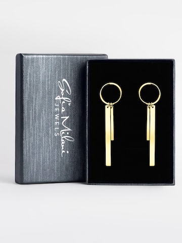 Sofia Milani Ohrringe 'Circle Bar'‌‌‌ in Gold